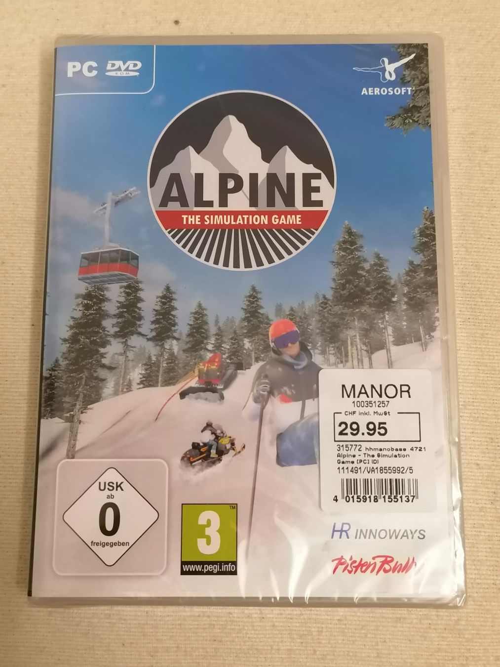 Giochi: PC Spiel - NEU - Alpine The Simulation Game – Nuovo e nell'imballaggio originale da Basel venduto da vintagecollector