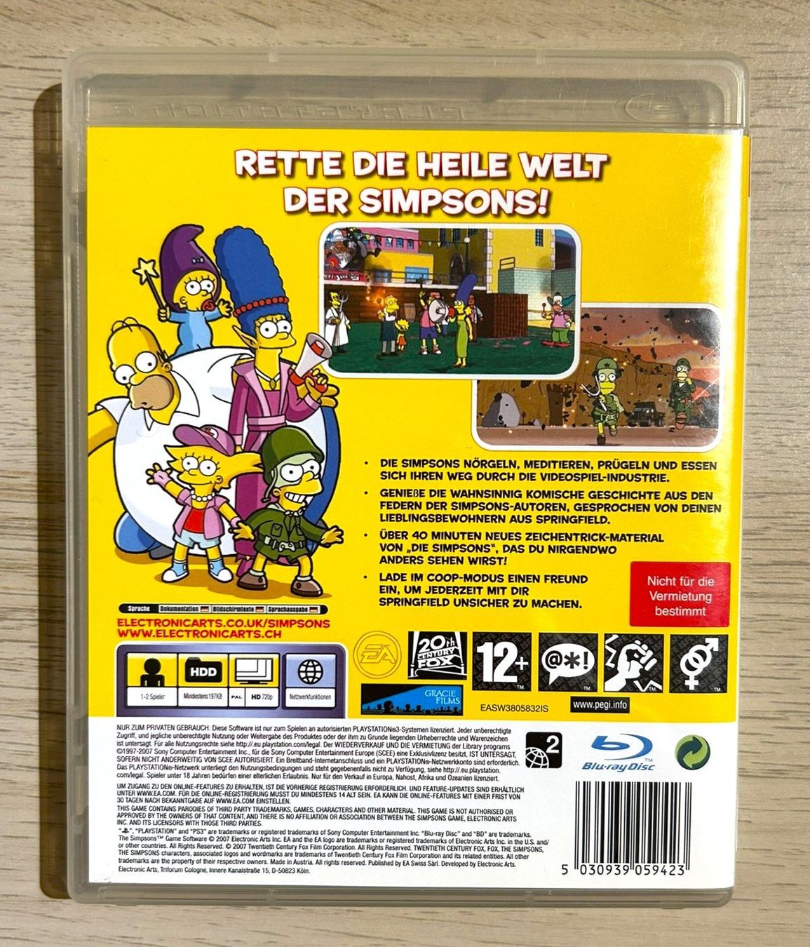 Sony Giochi: Die Simpsons Das Spiel PS3 – Usato da St. Gallen venduto da Alpine.Arcade 1