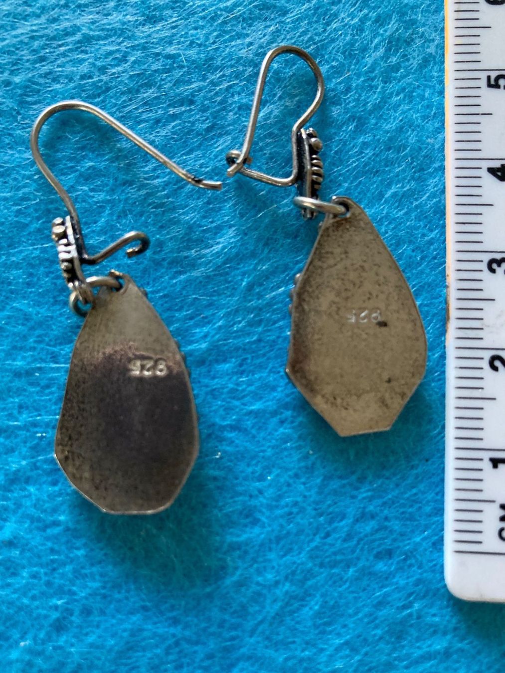 Ohrringe & -stecker: Silberohrhänger mit Lapislazuli – Gebraucht aus Eschenbach SG von verbascum 1