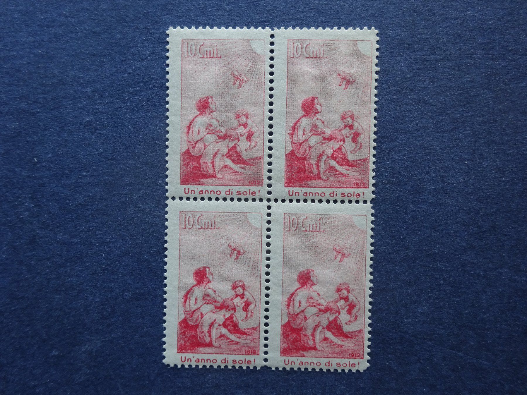 Tutti i francobolli: 1912 Pro Juventute im 4er Block postfrisch** – Usato da Appenzell-Steinegg venduto da adi1975 5