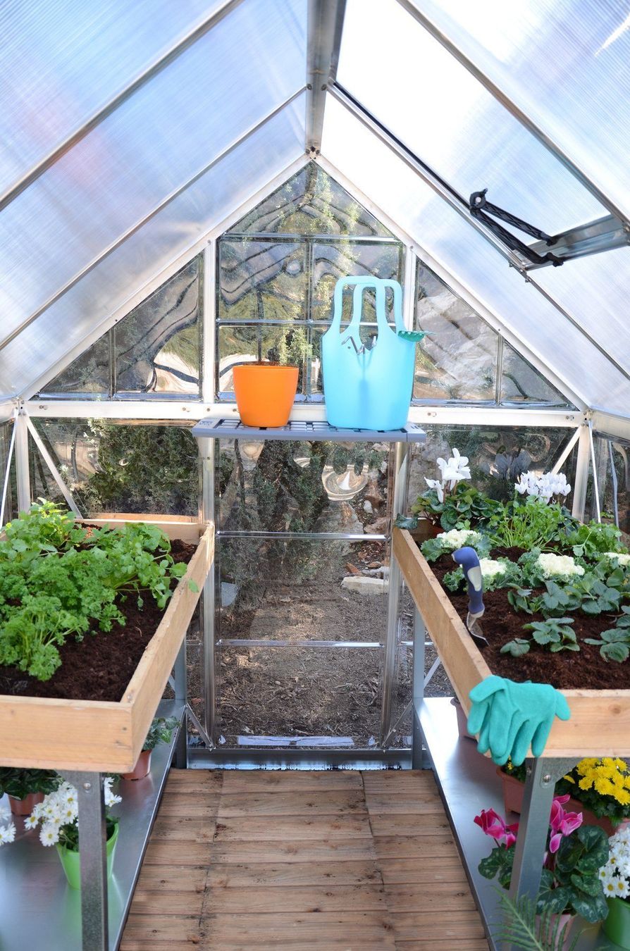 Gartenhäuser & Gewächshäuser: Gewächshaus Hybrid 2 x 2 – Neu und originalverpackt aus Erlinsbach von Home-World 1