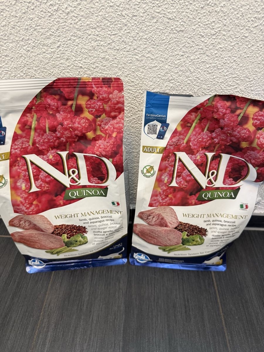 Mangimi: N&D Quinoa weight Management Katzen Futter  – Usato da Bettwiesen venduto da Chair