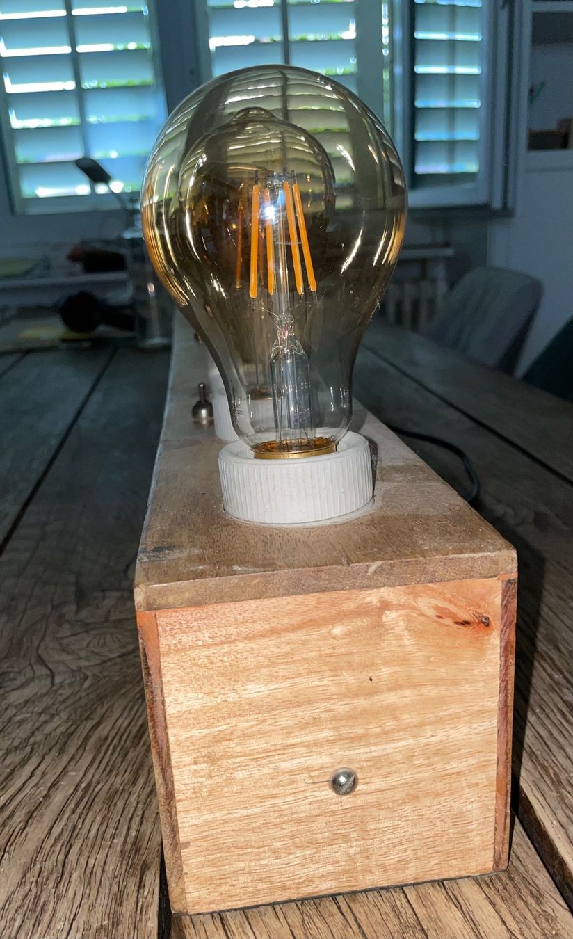 Lampen: Originelle Holzlampe mit Loft-Charakter – Gebraucht aus Gränichen von san_dfj9 4