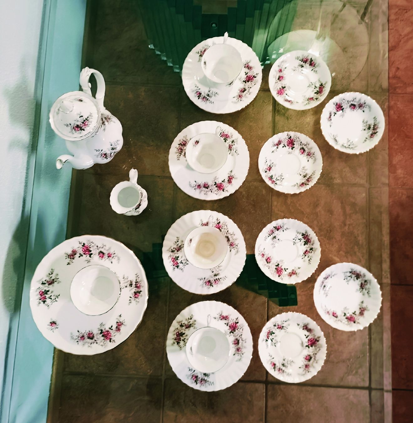 Royal Albert Teiere: Original Royal Albert "Lavender Rose" – Tea Set – Usato da Agra venduto da ale_m56v