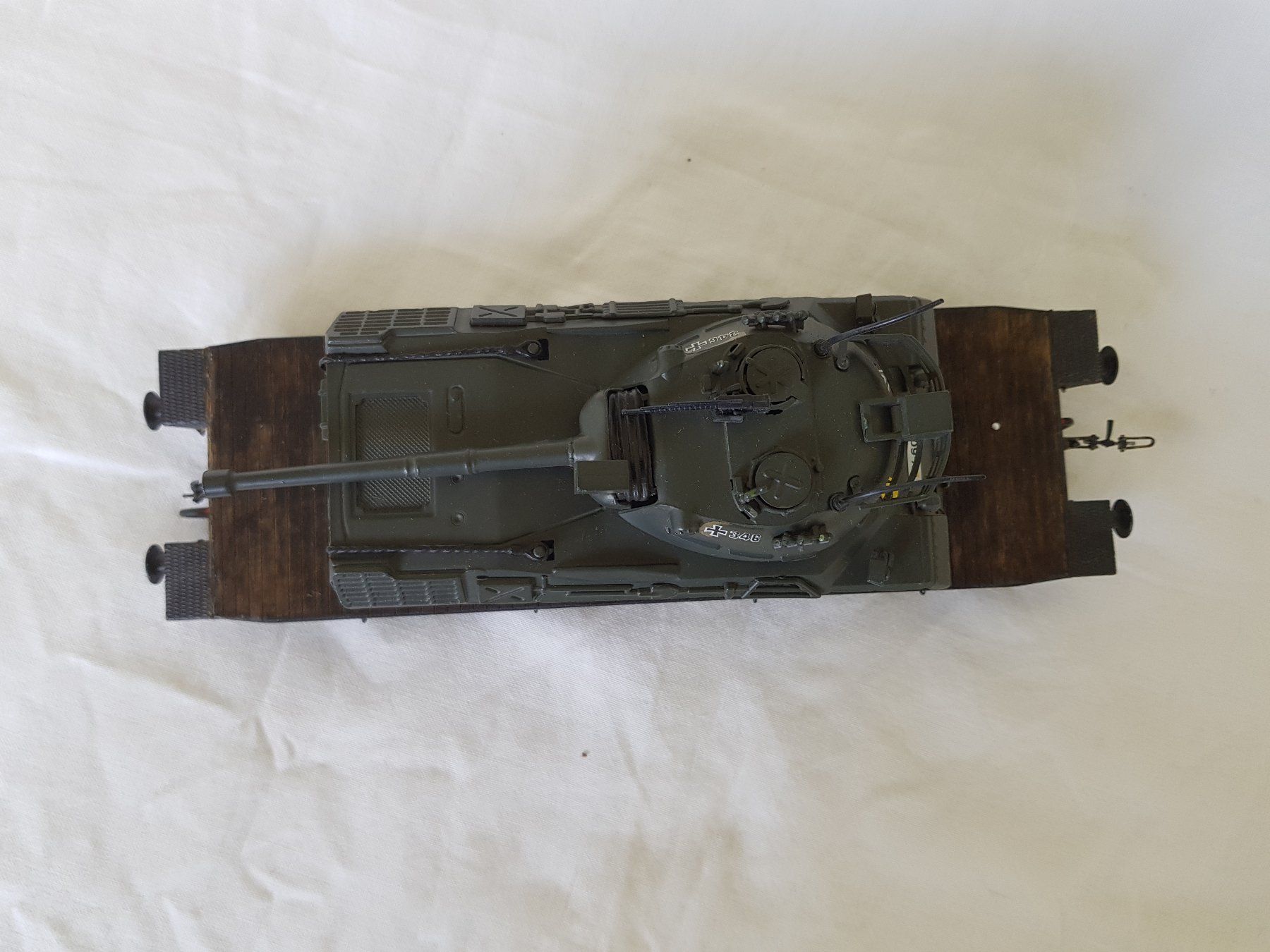 Modelleisenbahnen: Hehr: DB  Ssys beladen mit einem Panzer – Gebraucht aus Luzern von inca55 3