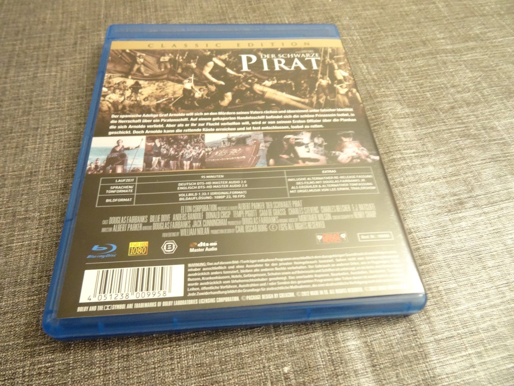 Alle DVDs: Der schwarze Pirat Blu-ray Classic Edition – Gebraucht aus Olten von Disc-Verkauf 2