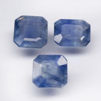 1,80 ct Saphirs naturels Lot de 3