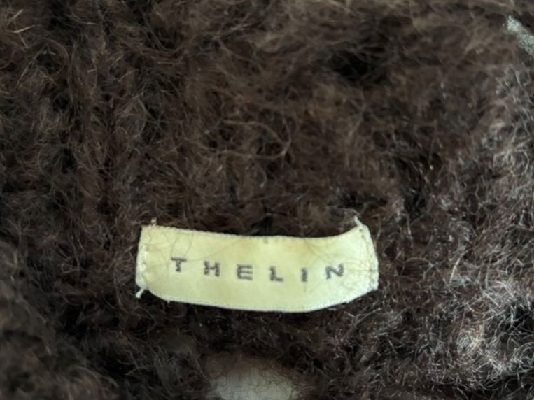 Maglioni & Felpe: Brauner Strickpullover mit Holzknöpfen, Gr. M – Usato da Vilters venduto da Sidsel_M 3