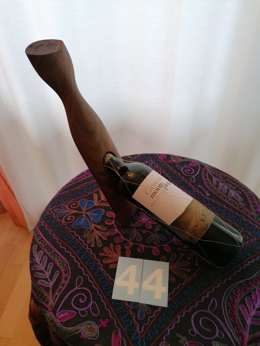 Supporti a parete: Weinhalter aus Holz – Nuovo (secondo la descrizione) da Muri AG venduto da goodmood17 3