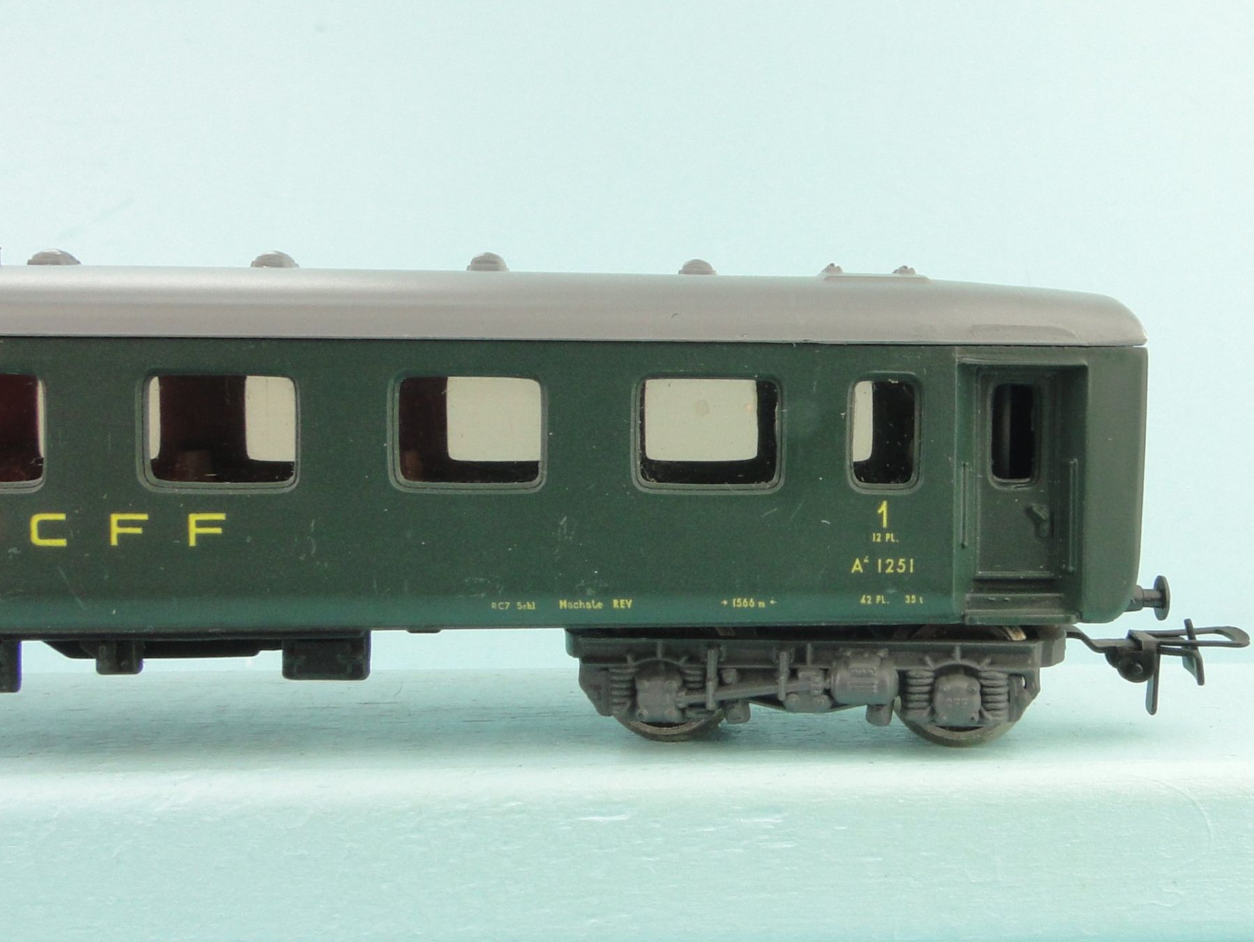 Pocher Modellini di ferrovie: Pocher H0 SBBA5  1 Klasse, AC – Usato da Bülach venduto da cann11 2