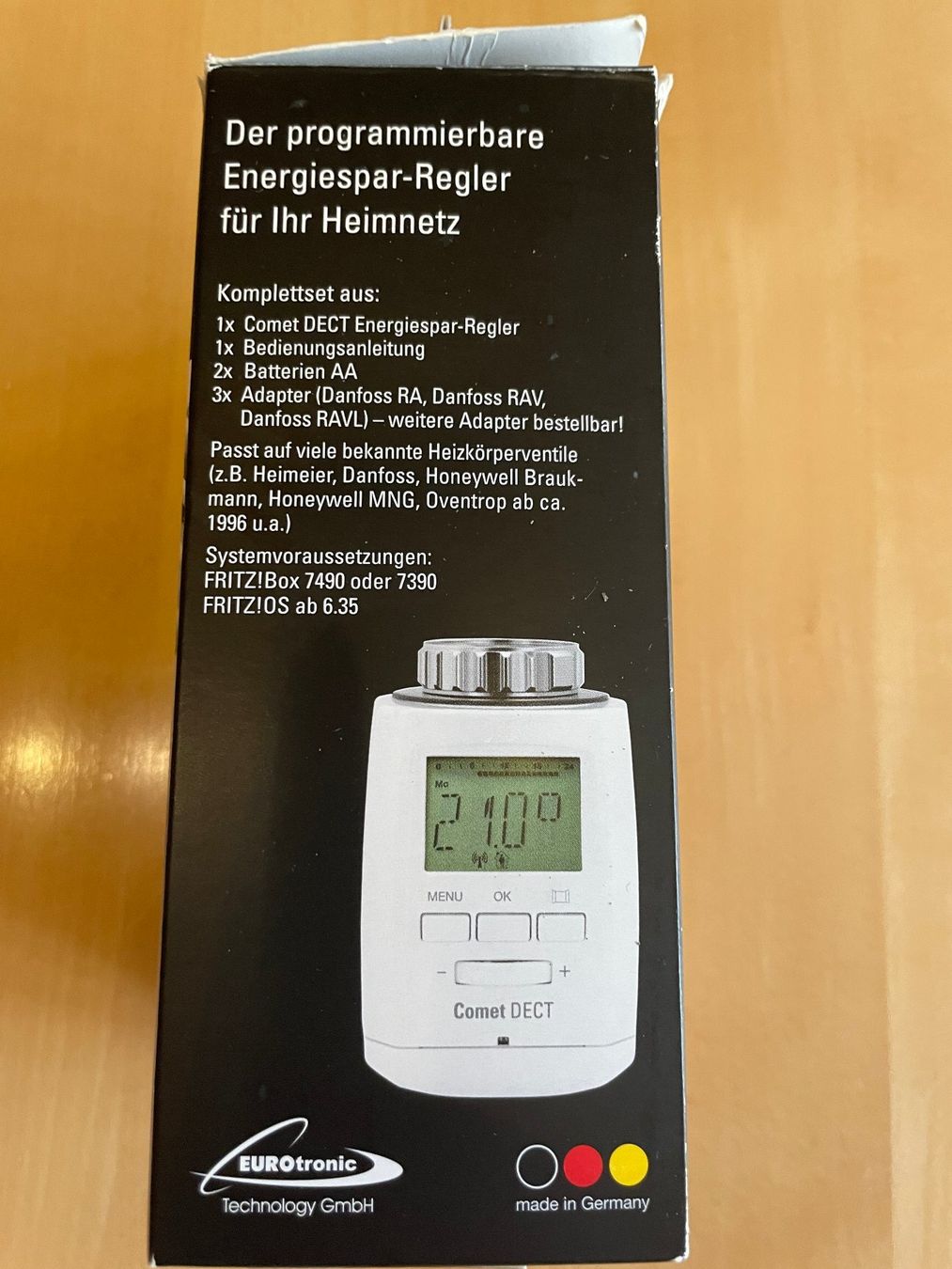 Radiatori: Heizkörperthermostat mit Stellantrieb Comet DECT – Usato da Affeltrangen venduto da Mowgli_123 5
