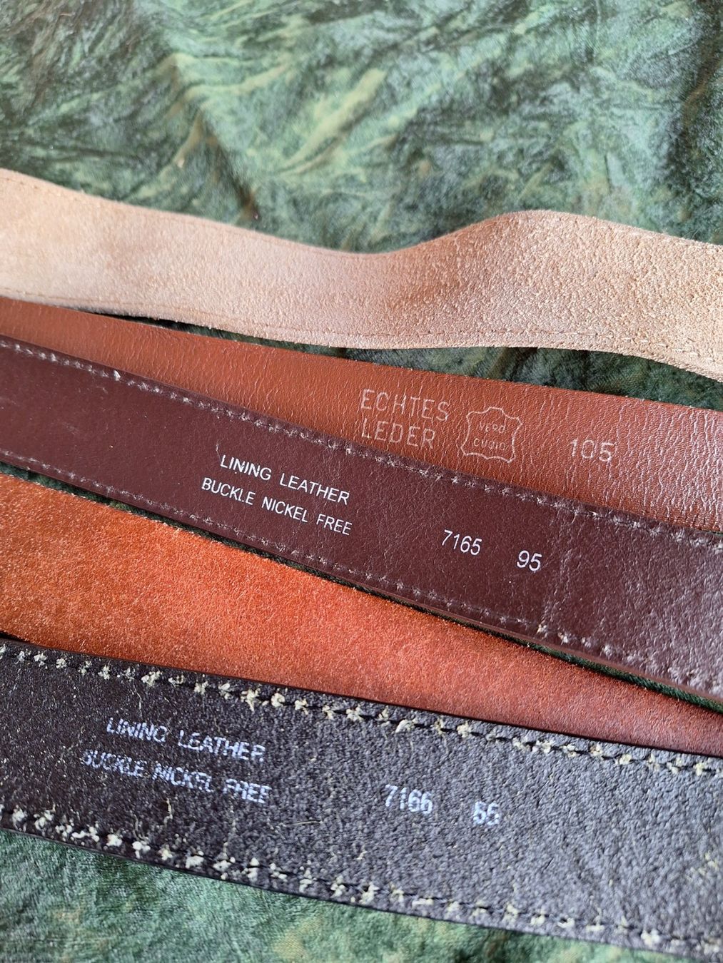 Gürtel: 5 STK HERREN LEDERGÜRTEL ( CA 100 CM) – Gebraucht aus Huttwil von Kunterbuntli 1