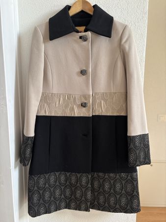Manteau Alice San Diego taille 42 IT noir beige