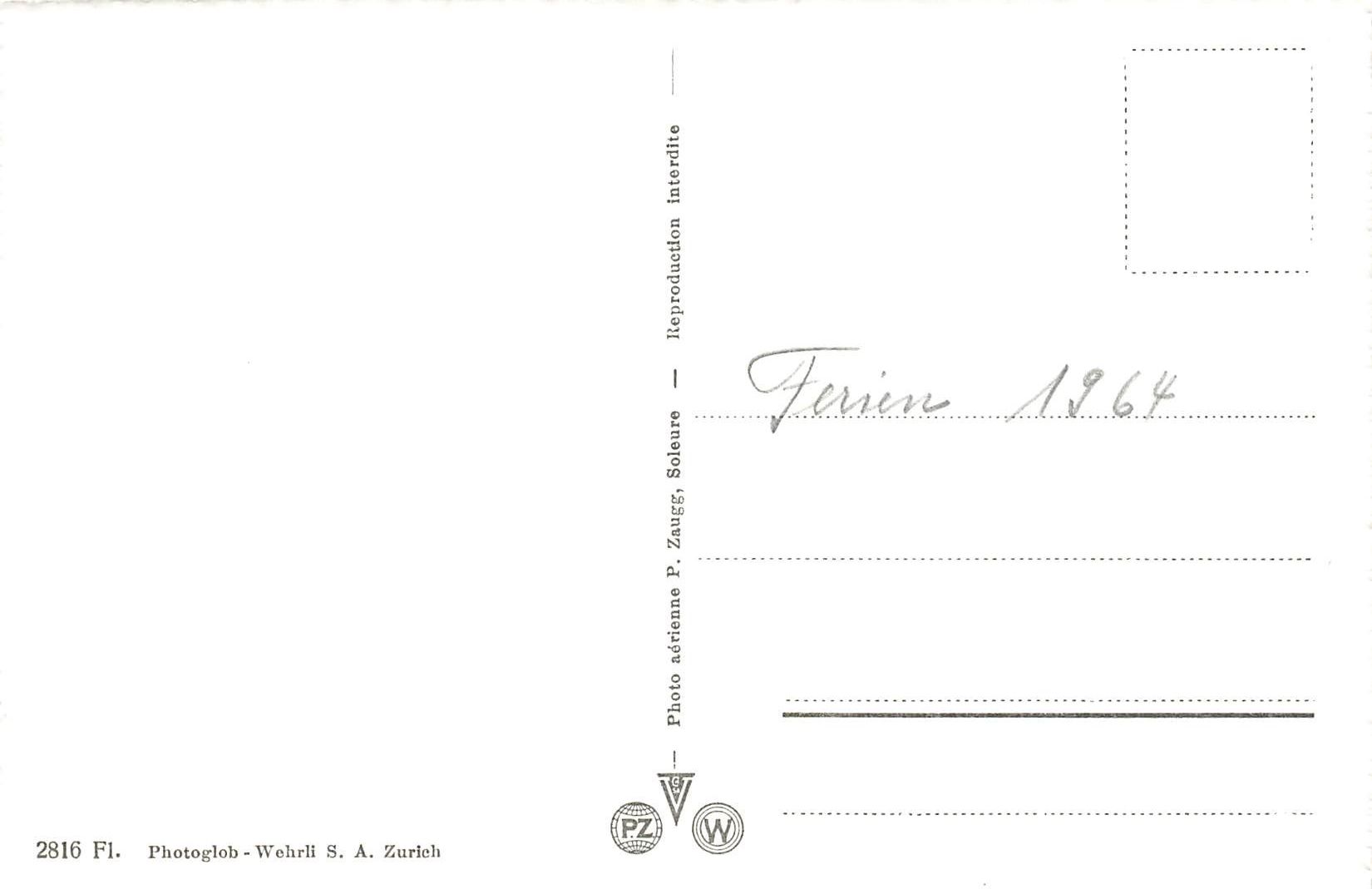 Cartoline postali: Blonay Luftaufnahme – Usato da Schwyz venduto da Seffi56 1