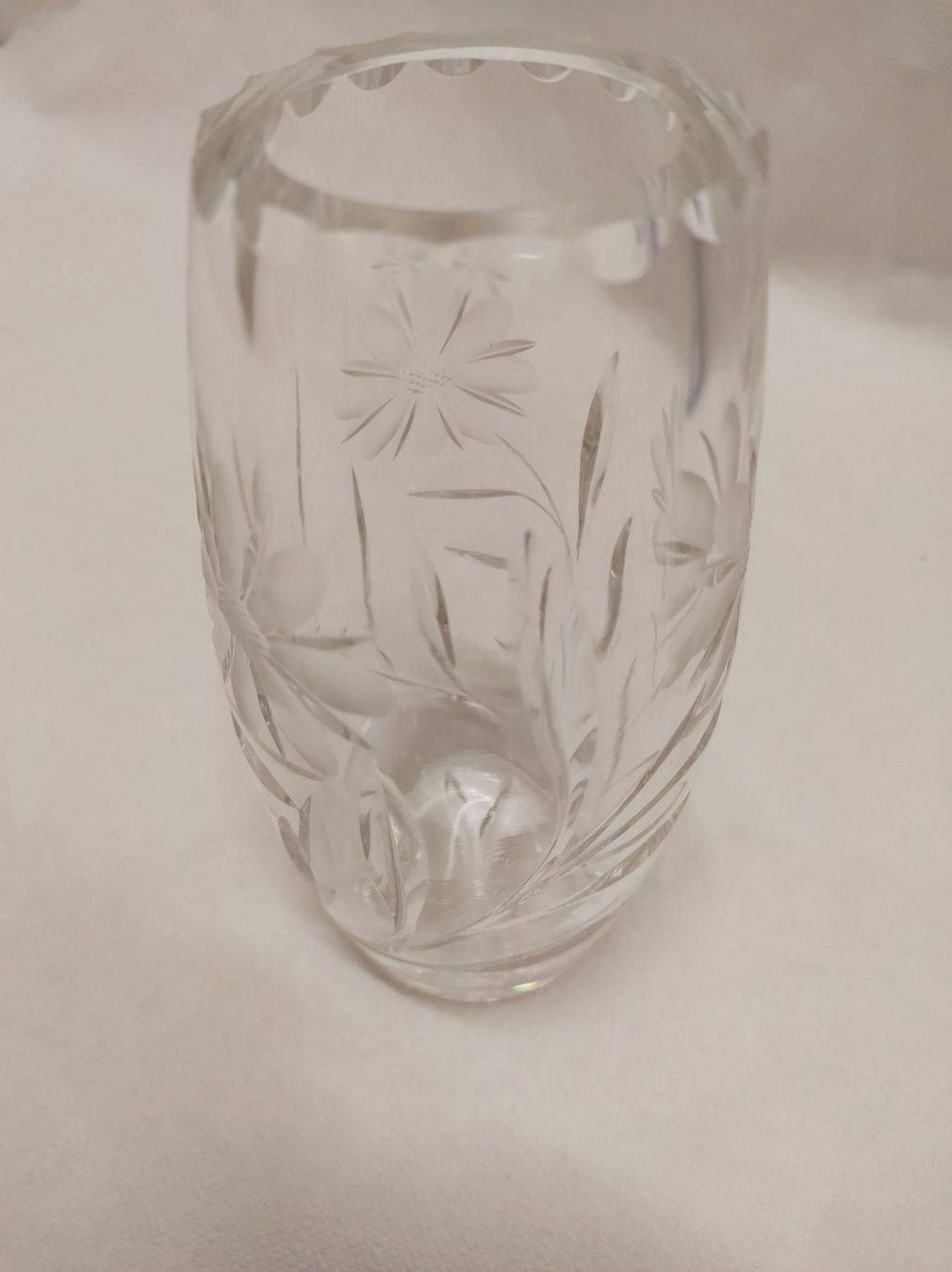 Vasen & Gefässe: GLAS VASE ** MASSIV ** GESCHLIFFEN – Gebraucht aus Lupfig von Womewome 4