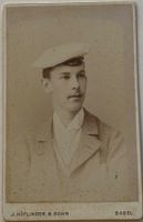 CDV, Albert Latz,  Basel - Studenten Zofingia, 1894
