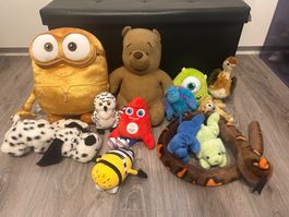 Lot de peluches diverses