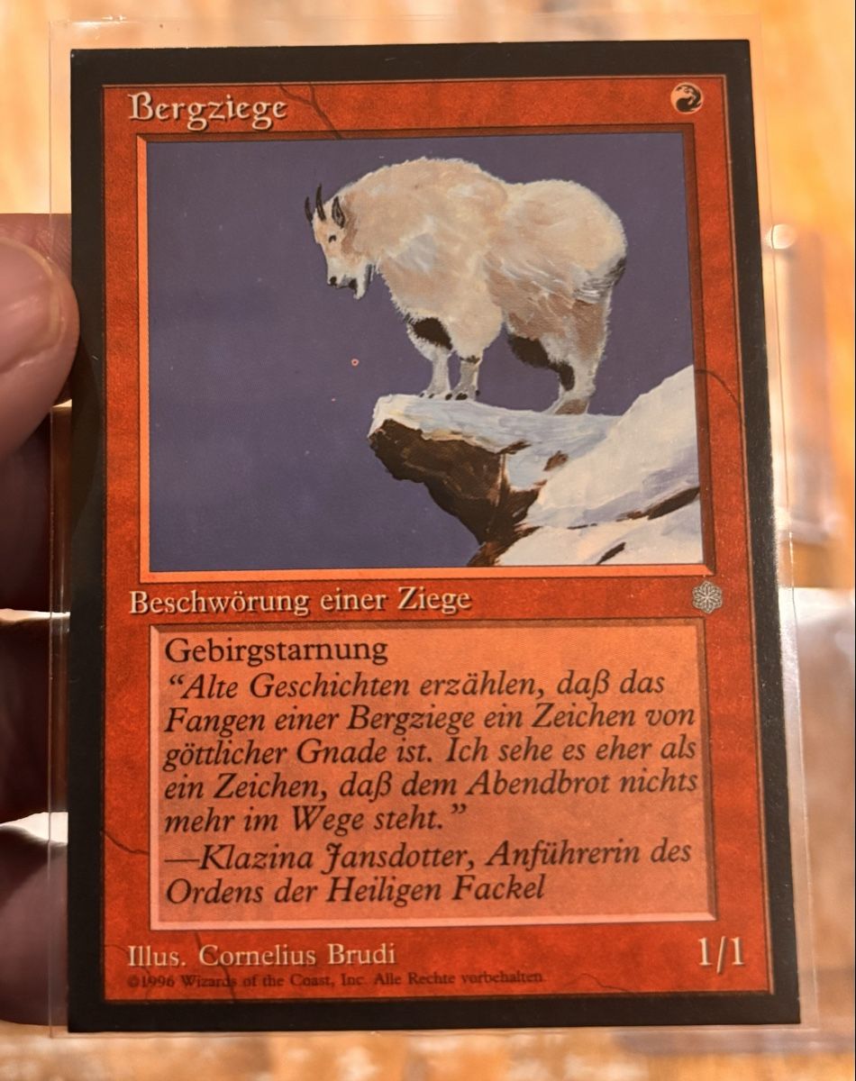 Magic The Gathering Carte collezionabili: MTG Vintage Miscut Set - German Ice Age - Square Corners Dot – Nuovo (secondo la descrizione) da Steinmaur venduto da BobsCards 2