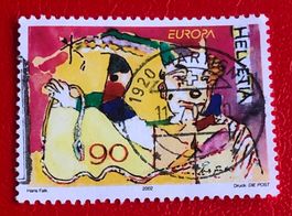 Nr.1052 mit Stempelt  Clowns, Europamarken 2002