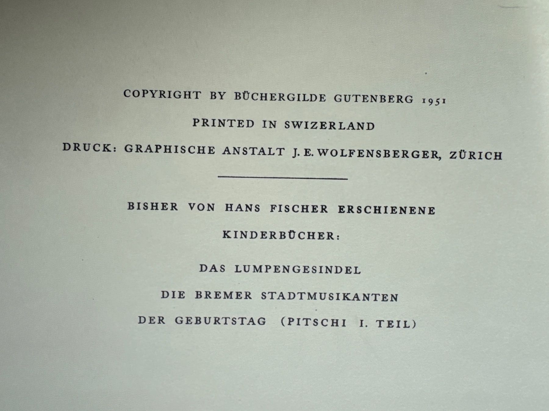 Bücher: Pitschi – Gebraucht aus Aarau von Kilauea 3