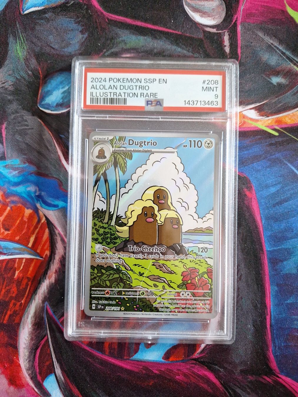 Pokémon Carte collezionabili: Alolan Dugtrio - Surging Sparks - PSA 9 – Usato da Altstätten SG venduto da GGsGameshop