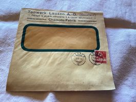 Lausen enveloppe commerciale intéressante 1916