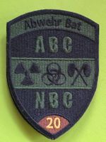 ABC NBC Abzeichen Bat 20 Braun Tenue B Original