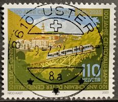 2023 100 Jahre Centrovalli Bahn Vollstempel