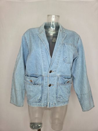 Vintage 90s Pop 84 Jeansjacke Made in Italy - S/M