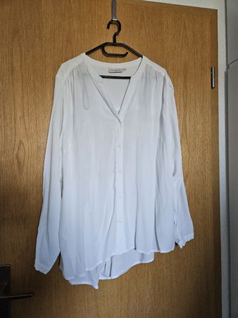 Damen Bluse weiss langarm guter Zustand Grösse 44