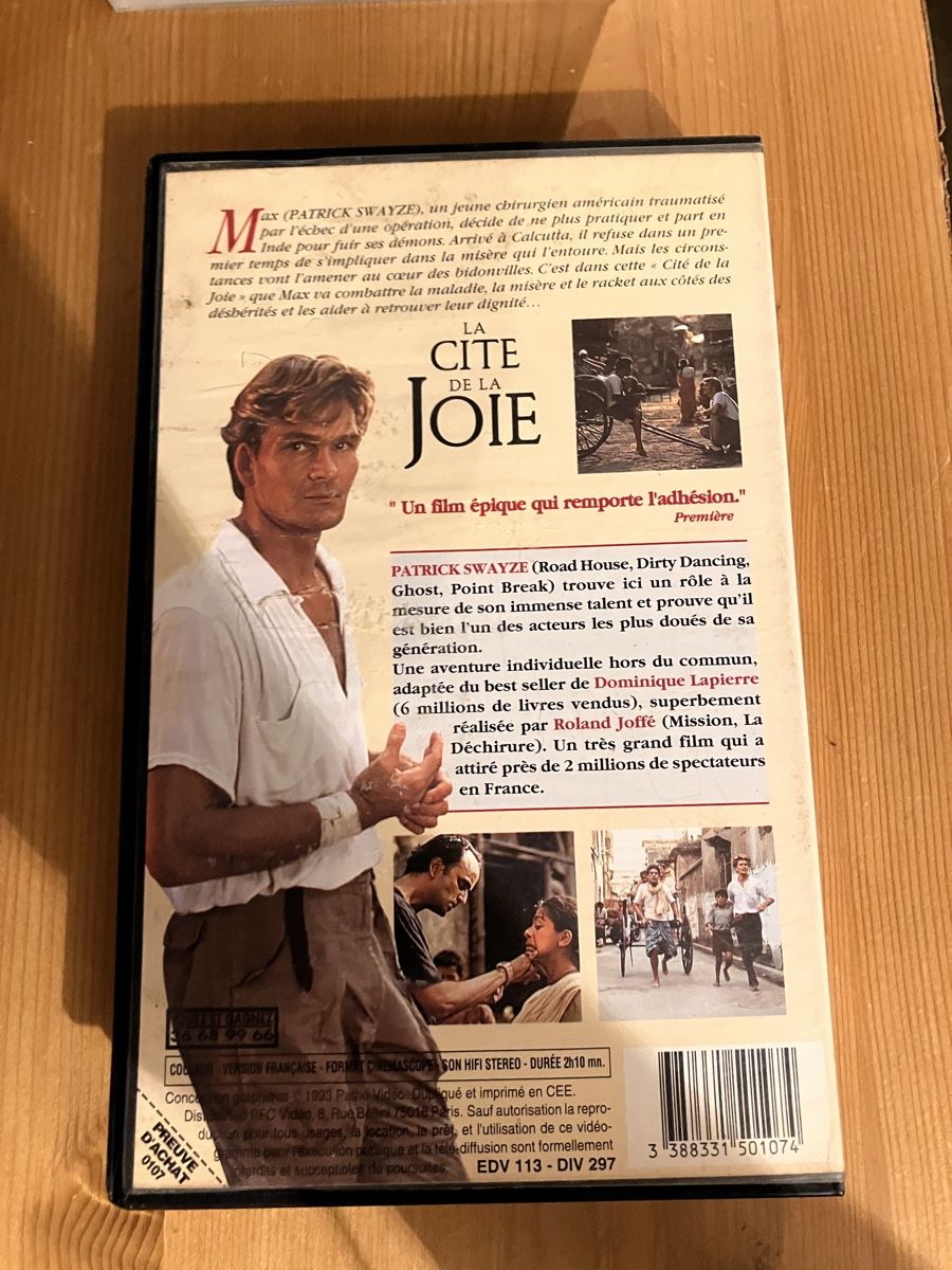 Tutti i VHS: La cité de la joie VHS – Usato da Pully venduto da yan_w5mm 1