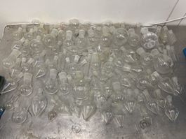 Labor Glaskolben Set diverse Formen