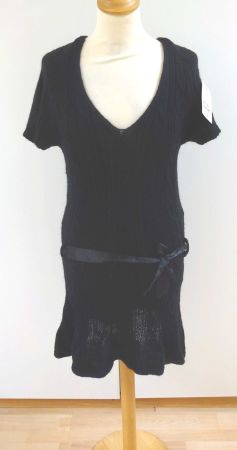 Neues Strick Kleid - schwarz - Grösse S/M