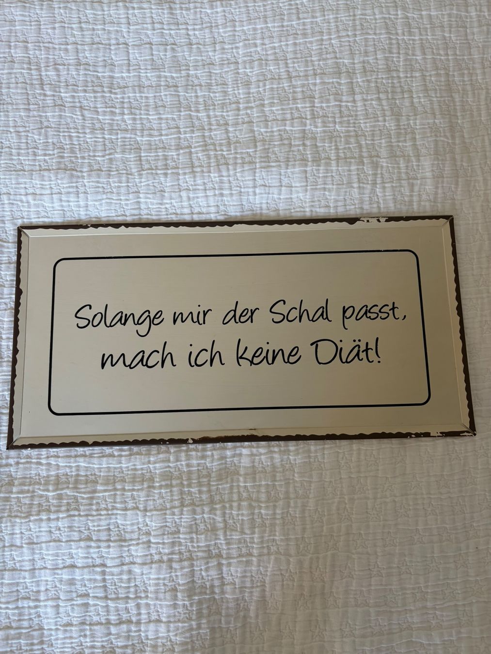 Poster & Bilder: Blechbild – Neu (gemäss Beschreibung) aus Schlossrued von Meier-Al