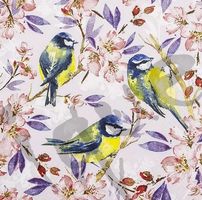 Serviette blue tits (1622) 2Stk.