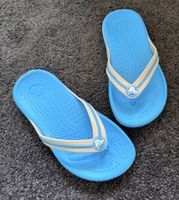 Crocs Flip-Flops, Grösse C12-13 (29/30), Blau/Grau, Top!