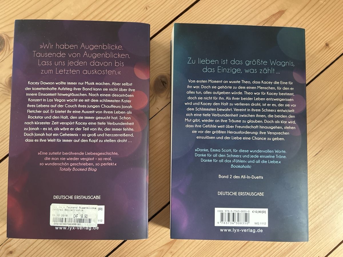 Libri: All In 1 & 2 von Emma Scott – Usato da Rheinfelden venduto da g.jelena 1