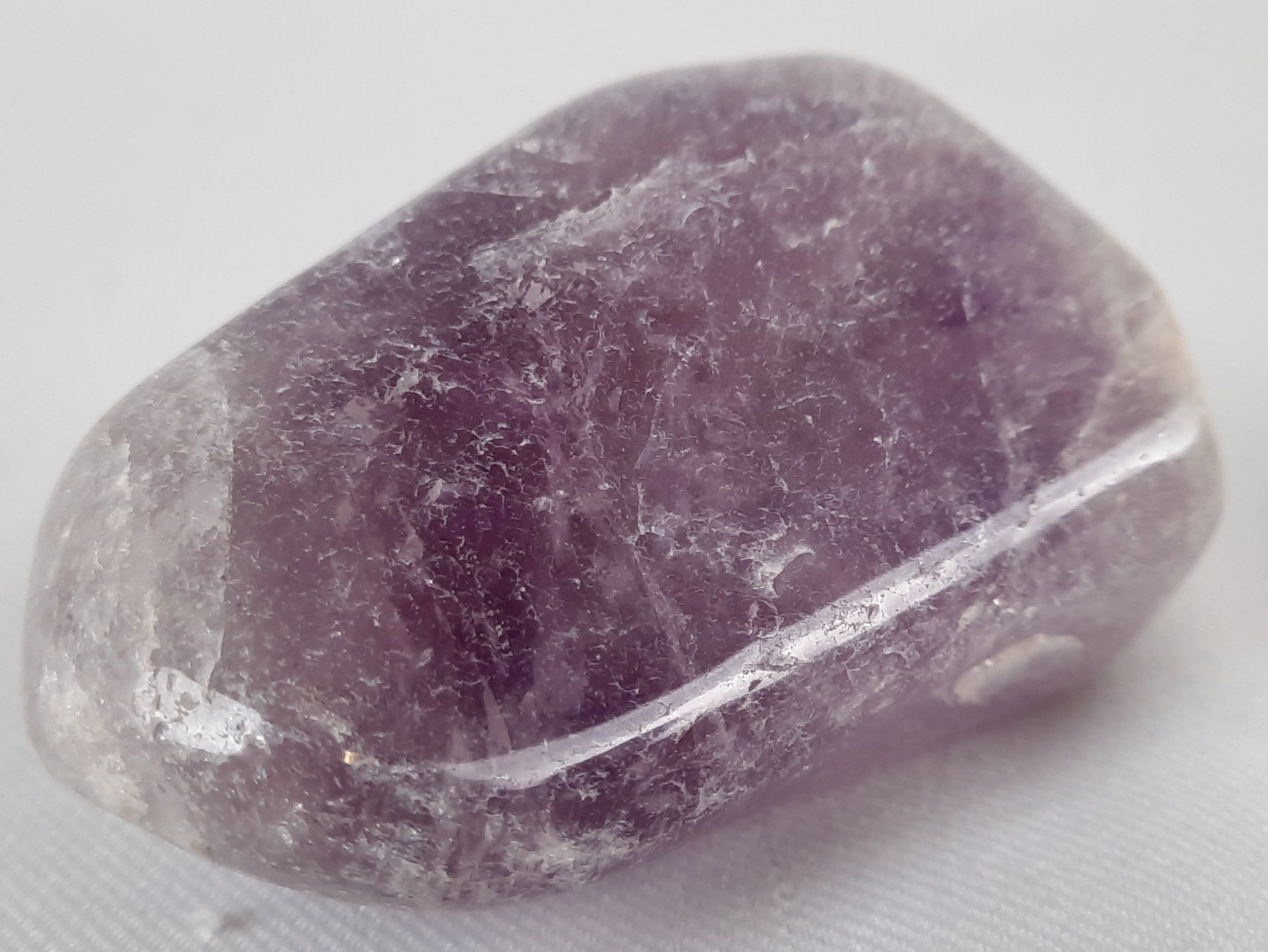Minerali & Pietre curative: 2 polierte Amethyst-Trommelsteine – Usato da Beinwil am See venduto da Restwert_Beinwil 6