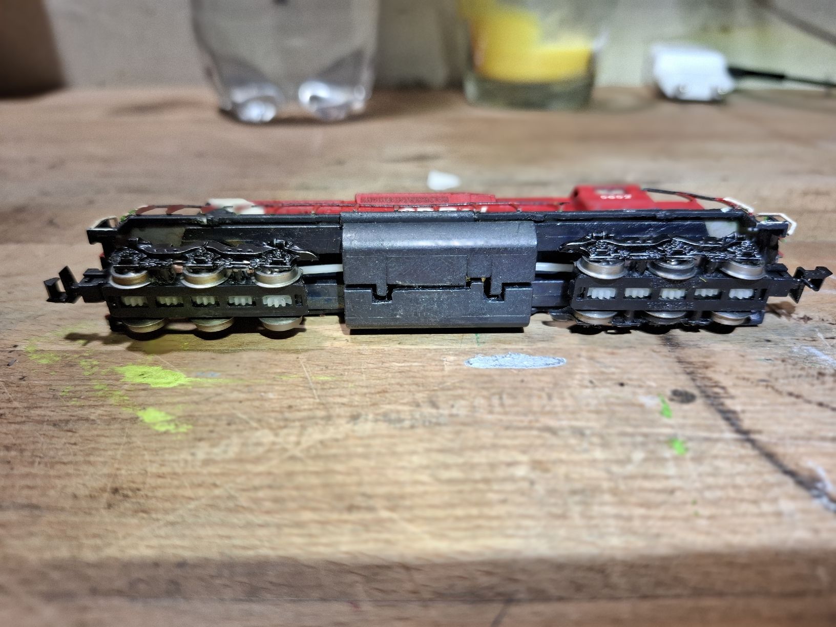 Modelleisenbahnen: Spur N Diesellok CPRail 5652 – Defekt aus Flaach von maniv6 2