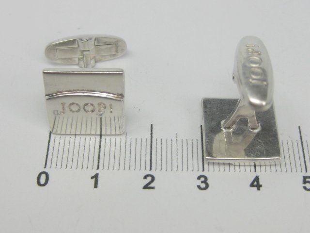 Gemelli: Vintage Manschettenknöpfe Silber 925 JOOP – Usato da Ermatingen venduto da Decovin 4