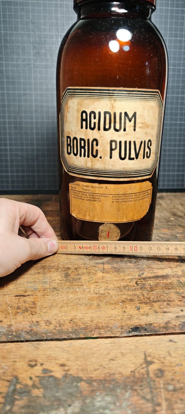 Accessori da laboratorio: Wunderschöne alte Apotkerflasche 29 cm hoch – Usato da Gelterkinden venduto da MYSTOREFORYOU4460 5