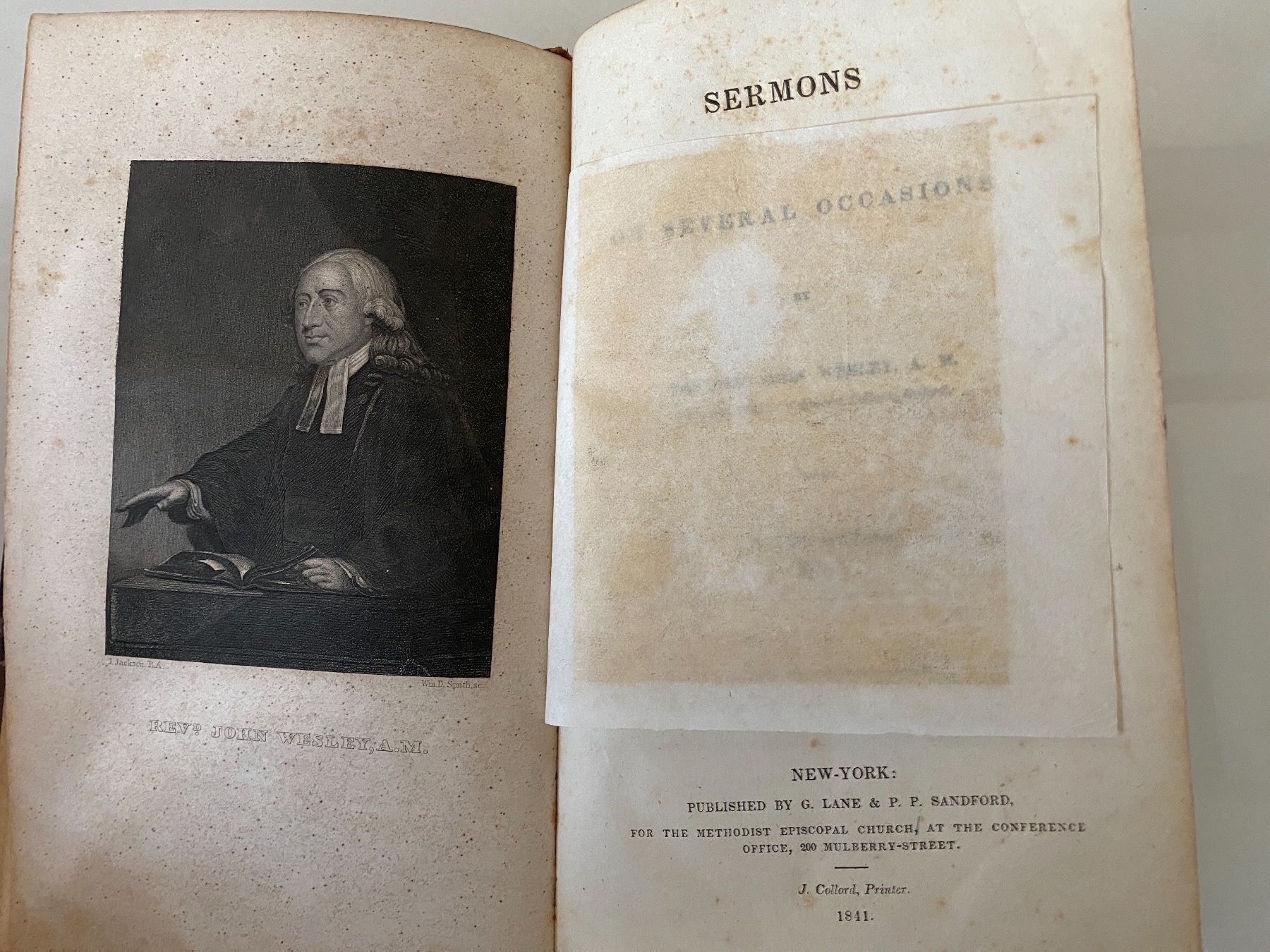 Libri: John Wesley 1841 Bibel Predigten Sermons – Usato da Emmenbrücke venduto da Balmoral