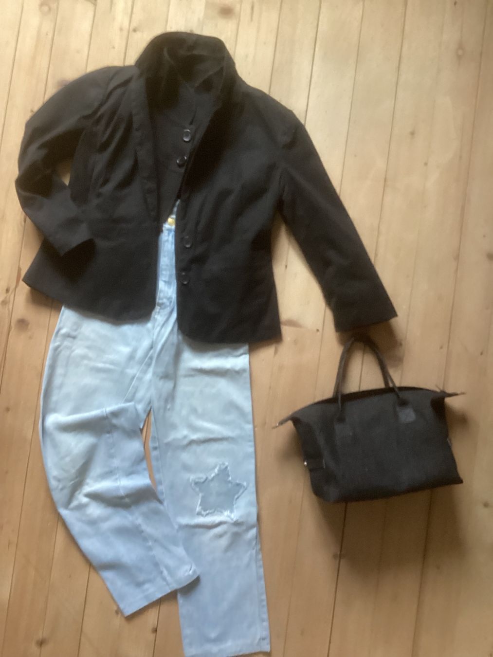 Vestes & Manteaux: Schwarze Blazer-Kombination Gr. 164 – D'occasion à Muttenz par bar_ws7n