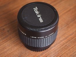 vintage Tokina Doubler Telekonverter 2x Contax/Yashica, caps