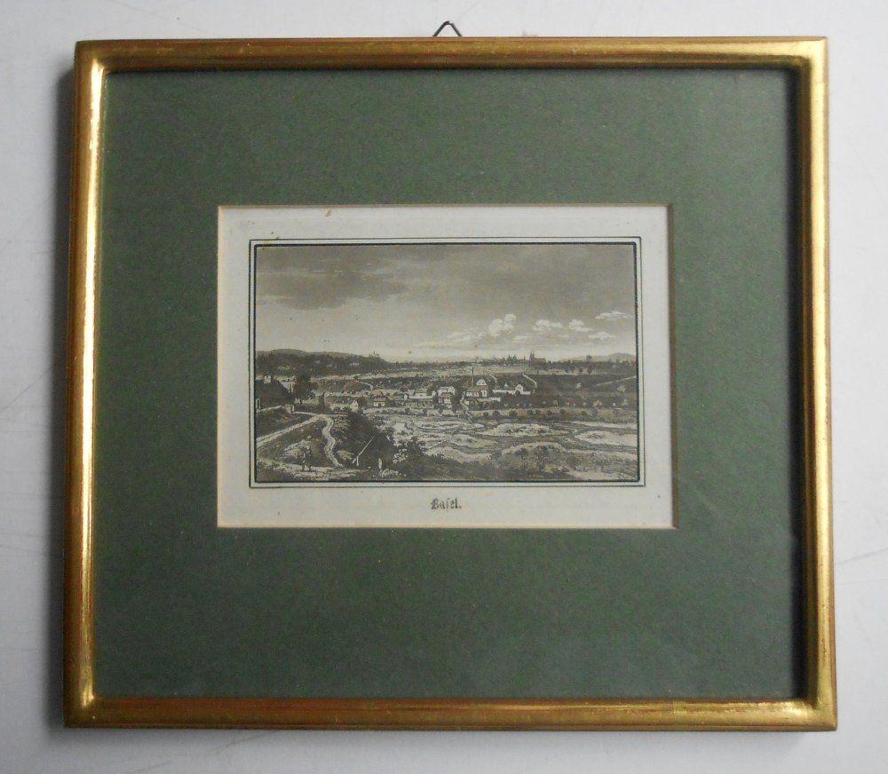 Incisioni: Basel. Seltener Kupferstich von 1805. – Usato da Basel venduto da Domba