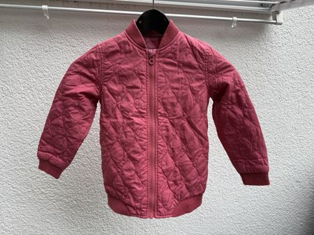 Kinder Jacke Minymo gesteppt rosa Grösse 110 