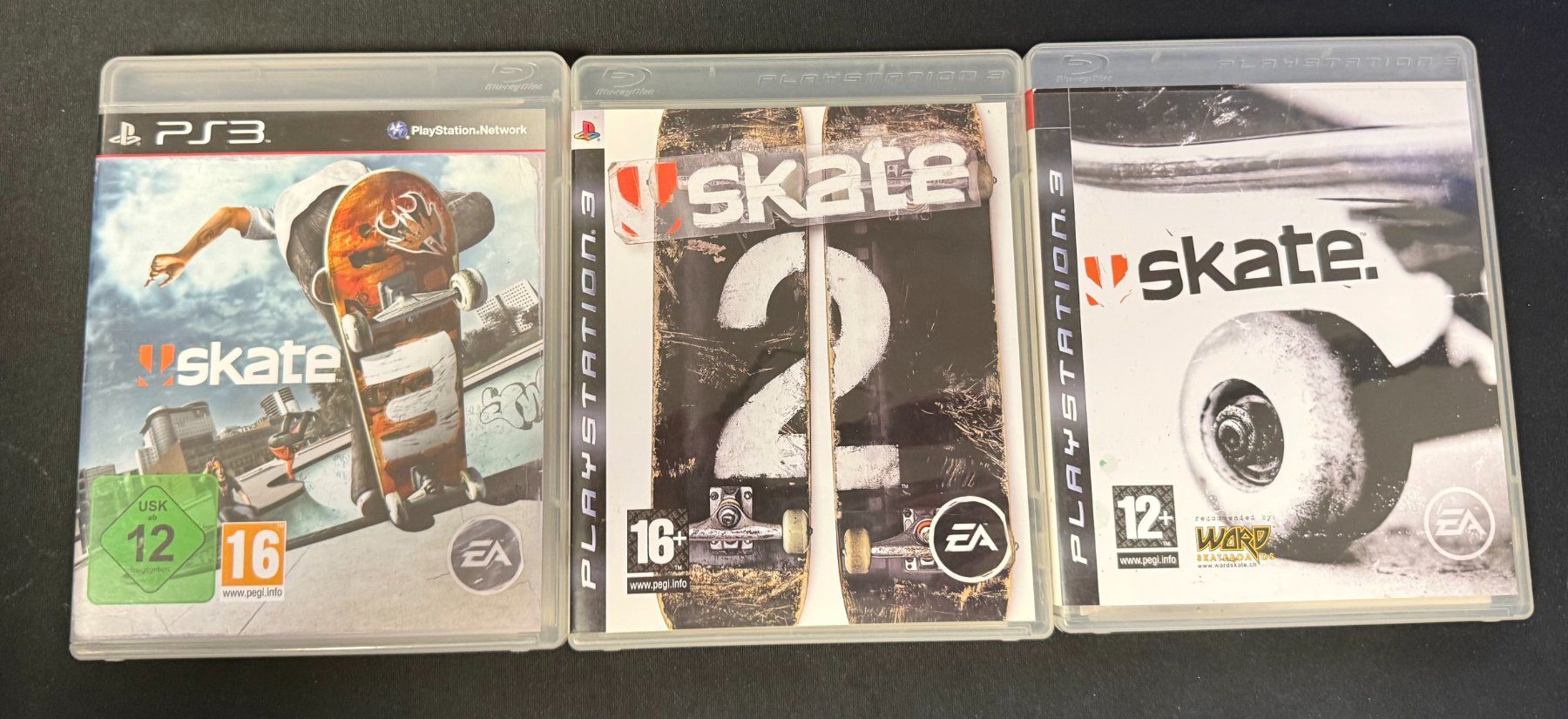 Sony Giochi: Skate + Skate 2 + Skate 3 - PS3 – Usato da Pont-de-la-Morge venduto da Darfal