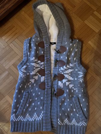 Gilet S doudoune chaud neuf, Veste S warm Neu