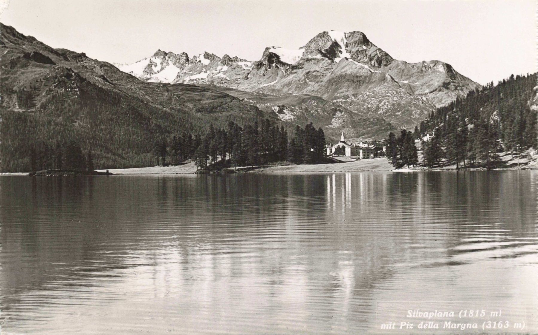 Cartoline postali: Silvaplana piz della margna – Usato da Biasca venduto da Blenio71
