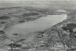 Hallwilersee AG Flugaufnahme Nr.946/10a , 1960